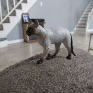 2014 3inch Papo Siamese Cat Figurine (model 54036)